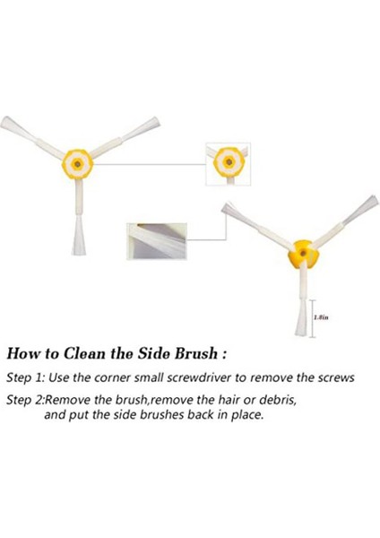 I-Robot Roomba Için 3 Kollu Yan Fırça, Roomba 500 600 700 Serisi Vakum Için Yedek Aksesuar Parçaları (Yurt Dışından) fırsatları