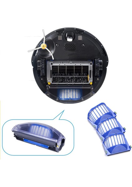 Irobot Roomba 600 Serisi Için Yedek Filtre 605 610 614 615 616 620 625 630 Temizleyici Vakum Çırpıcı Kıl Fırça (Yurt Dışından) fırsatları
