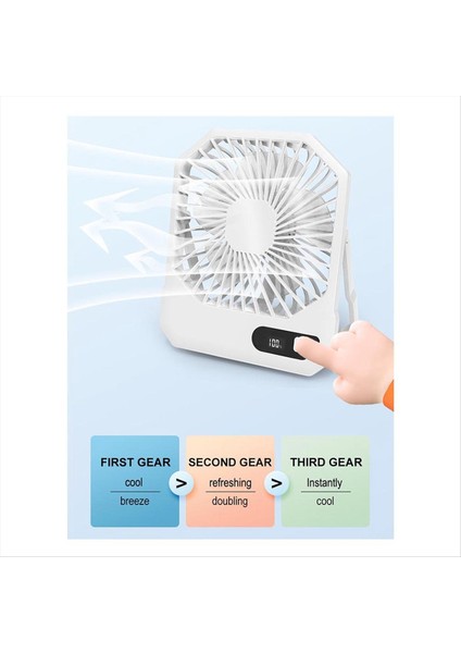 Kişisel Hayranlar Küçük Masa Fanı Taşınabilir Power Bank ile Seyahat Fanı 3 Hız Kişisel Fan Dış Pembe Için Sessiz Fan (Yurt Dışından) fırsatları