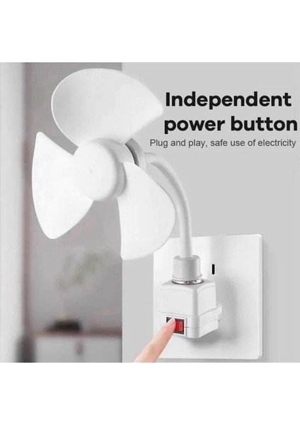 2x E27 Vidalı Evrensel Fan 3 Bıçak E27 Iplik Taban Tavan Fanı Düşük Gürültülü Soğutma Fanı E27 Iplik Tavan Fanı (Yurt Dışından) fırsatları