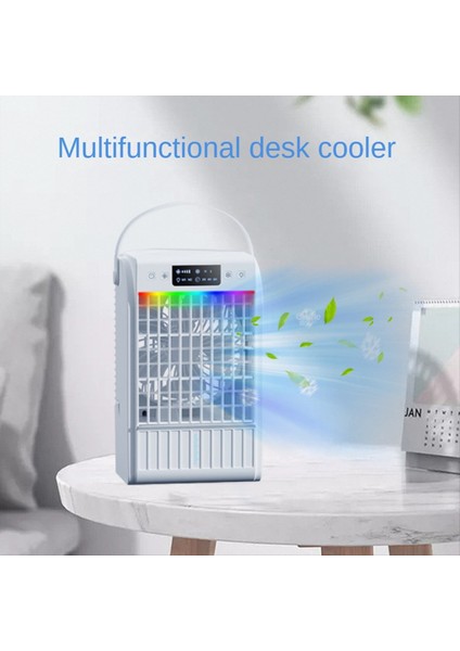 Taşınabilir Klima Fanı Evaporatif Hava Soğutucu Klima Nemlendirici Oda Kampı Için 3 Hızlı 7 Renkli (Yurt Dışından) fiyatları