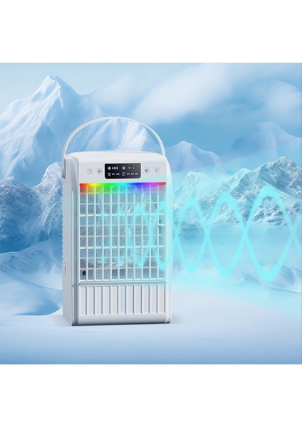 Taşınabilir Klima Fanı Evaporatif Hava Soğutucu Klima Nemlendirici Oda Kampı Için 3 Hızlı 7 Renkli (Yurt Dışından) fırsatları