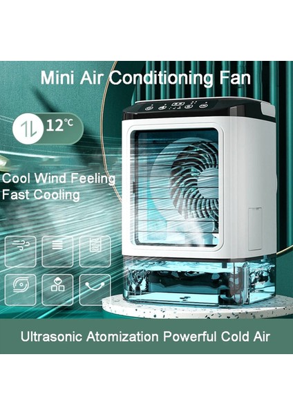 Taşınabilir Klima Taşınabilir Fan Çift Sprey Ultrasonik Atomizasyon Hız Sessiz Hava Soğutucu (Yurt Dışından) fırsatları