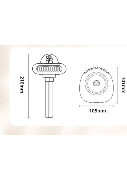 Btroler Fan Taşınabilir Esnek Tripod Klipsli Fan 4 Hızlı El Taşınağı Kişisel Fan Araba Beşik Bisiklet Koşu Bandı Beyaz (Yurt Dışından) modelleri