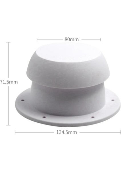 3x Havalandırma Hava Egzoz Fanı Kafası Şekli Rv Rvs Istasyonu Vagonları Kampı (Beyaz) (Yurt Dışından) fırsatları