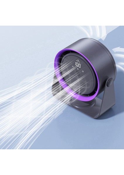 Sessiz Masaüstü Elektrik Fan 360 ° Rotasyon Ev Ofisi USB Şarj Taşınabilir Hava Soğutma Dolaşım Fan (Yurt Dışından) indirimleri