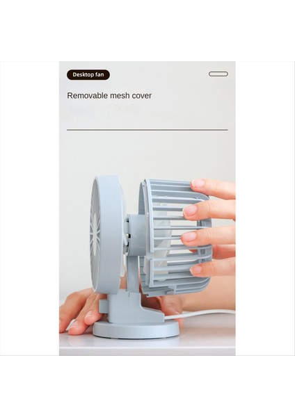 Taşınabilir Mini Fan USB Desktop Elektrikli Fan Öğrenci Yurt Küçük Soğutma Ventilador Fanlar Çift Yaprak Fan B (Yurt Dışından) modelleri