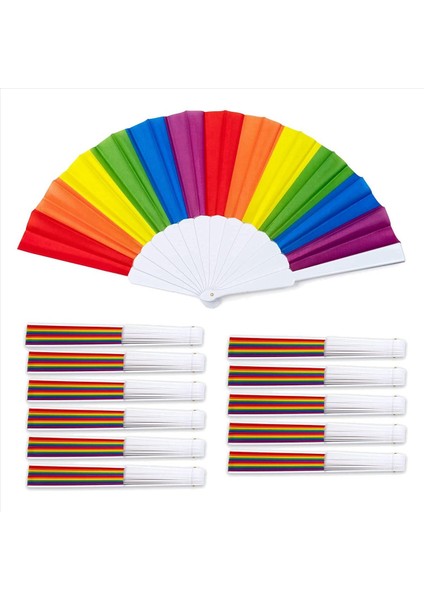 Rainbow Hayranları 36 Paket Hayranları Rainbow Lgbtq Taşınabilir Katlanır Hayranlar Katlanır El Hayranları Parti Dekorasyonları (Yurt Dışından) fiyatları