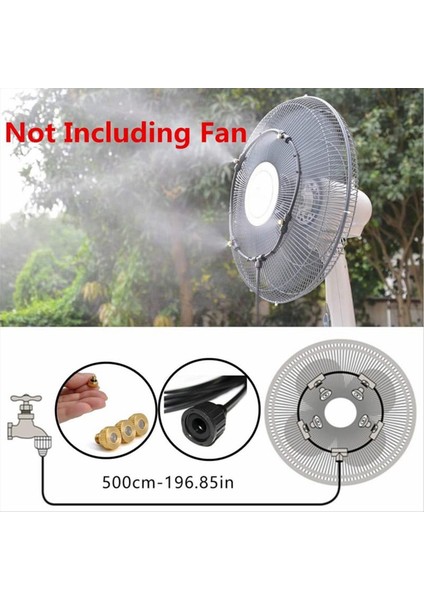 16 Inç Soğutma Yüzüğü Serin Veranda Esinti Için Açık Fan Kiti Açık Veranda Bahçe Fan Aksesuarları Avrupa Standardı (Yurt Dışından) modelleri