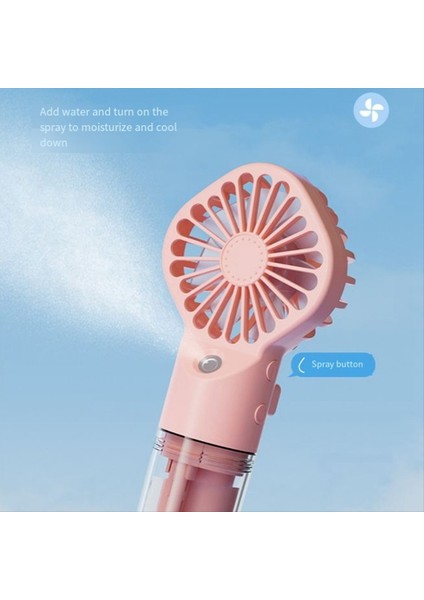 Taşınabilir El Sprey Fan Su Sprey Sis Fan Öğrenci Yurt Mini Fan Yaz Malzemeleri Açık Soğutma Aracı Pembe (Yurt Dışından) fırsatları