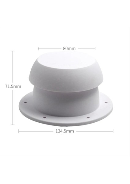 Havalandırma Hava Egzoz Fanı Kafası Şekli Rv Çatı Karavan Motorluk Havalandırma Kapağı Rvs Istasyonu Vagonları Kampı (Siyah) (Yurt Dışından) fırsatları