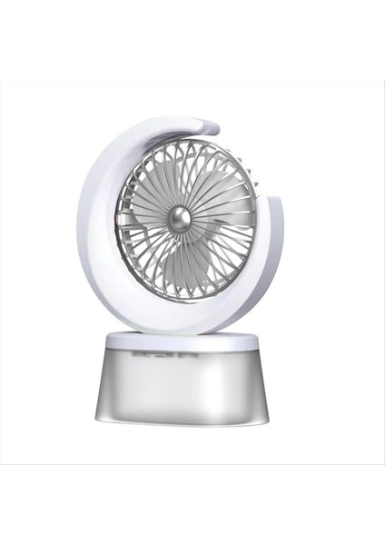 LED Fan Pille Çalışan Sessiz Fan Taşınabilir Nemlendirici Fan 600ML Tank 3 Hızları Ayarlanabilir USB Şarj Edilebilir Fan C (Yurt Dışından) fırsatları
