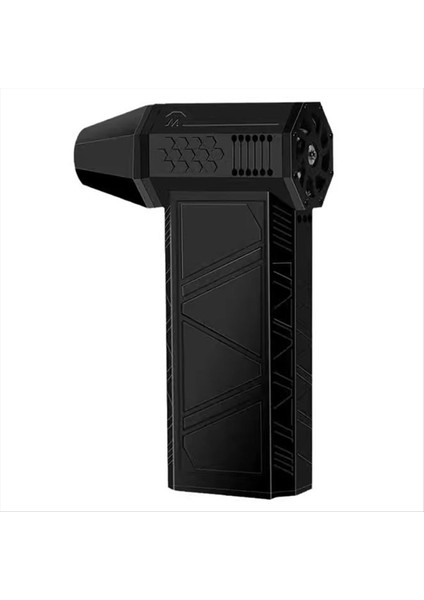 Şiddetli Turbo Fan 130000 Rpm El Taşınağı Fırçasız Motor Üç Hızlı Ayar Endüstriyel Kanal Fanı Şiddet Üfleyici Siyah (Yurt Dışından)