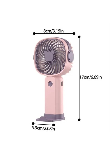 El Tipi Küçük Fan Açık Hava Taşınabilir Fan 3 Vites Şarj Edilebilir 400MAH Pil Çok Fonksiyonlu Fan Telefon Tutucusu Açık (Yurt Dışından) fırsatları