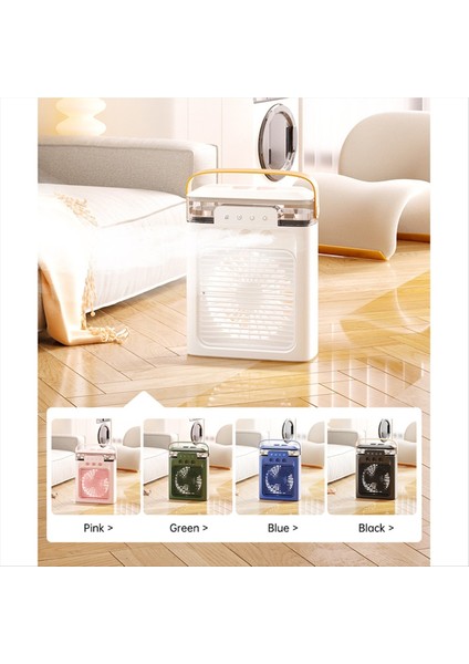 Taşınabilir Klima Soğutma Fanı Mini Evaporatif Hava Soğutucu 7 Renkli LED Işık Masa Masası Için 3 Nozul (Yurt Dışından) indirimleri