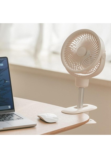 Masa Fanında Klip Taşınabilir Teleskopik Zemin Fanı LED Işık ile 4 Hız Fan Üzerinde Salınan Masa Klibi USB Şarj Edilebilir (Yurt Dışından) indirimleri