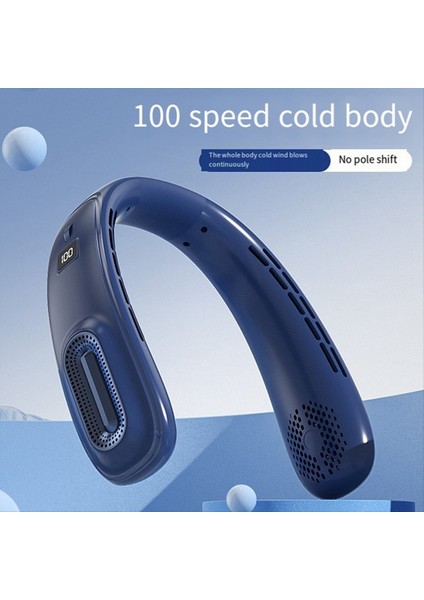 Taşınabilir USB Şarj Edilebilir Boyun Fan Buz Porselen Soğutma Bladess Boyun Fan Elektrik Fan Kremalı Beyaz (Yurt Dışından) modelleri