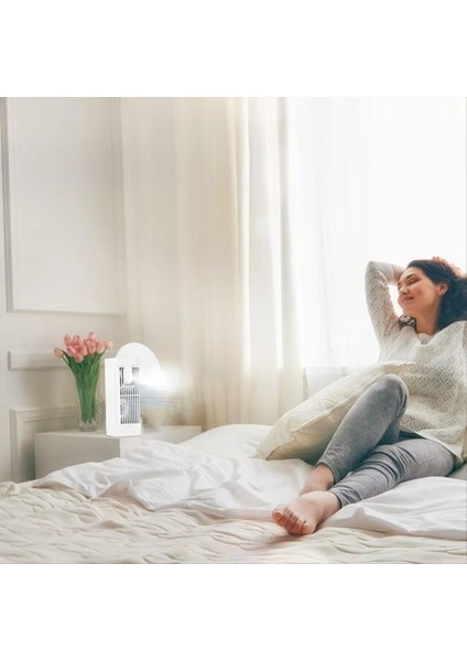 Kişisel Klimalar Enerji Tasarlayan Kişisel Mini Hava Soğutucu Misting Fan Gece Işığı Tasarımı USB Kablosu USB Dahil (Yurt Dışından) fırsatları