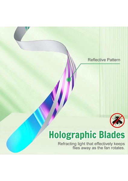 Pille Çalışan Yeşil Yapraklı Saksı Sinek Kovucu Fan Pvc Fan Bıçağı Sinek Kovucu Fan Hortumu Kavisli Sinek Kovucu Fan (Yurt Dışından) indirimleri