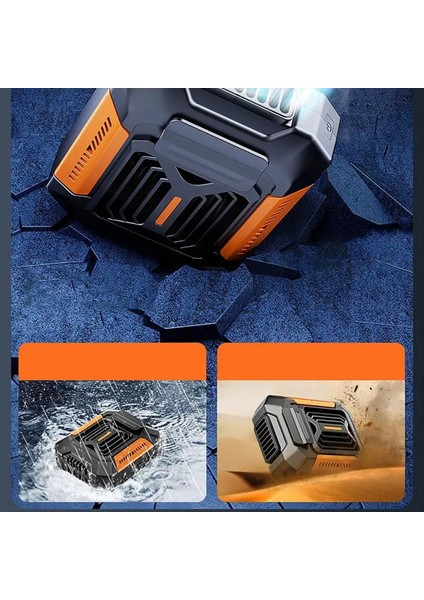 Asılı Bel Fan USB Şarj Edilebilir Mini Taşınabilir Fan Açık Kamp Yürüyüş Tırmanış Çalışan Spor Aksesuarları B (Yurt Dışından) fırsatları
