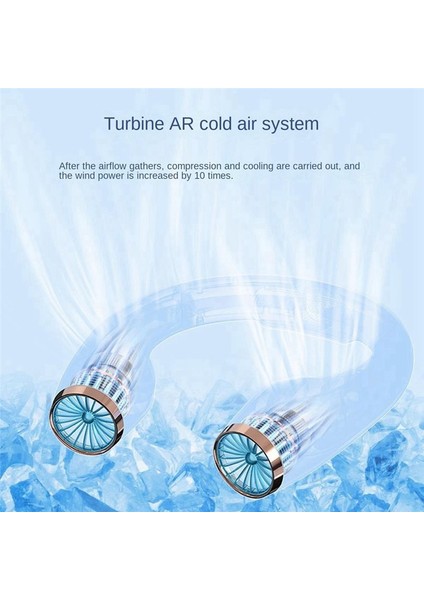 4000MAH Yaz Boyun Fan Taşınabilir Boyun Soğutucu Mini Elektrik Fan Şarj Edilebilir Boyun Soğutma Açık Beyaz Için Bladess Fan (Yurt Dışından) fiyatları