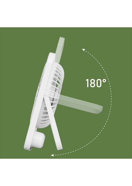 Taşınabilir Masaüstü Fan Şarj Edilebilir Uzun Dayanıklılık Güçlü Hava Akışı Sessiz Katlanabilir Handheld Masaüstü Fan (Yurt Dışından) fırsatları