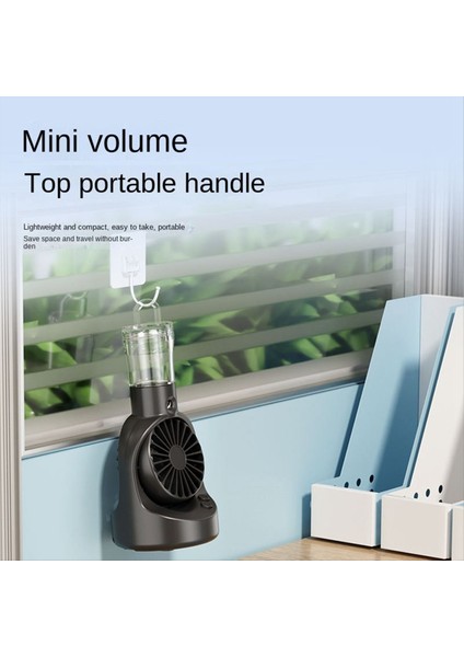 Misting Fan Fan Dış Mekan Soğutma Malzemeleri Oturma Odası Için Sehak Şişesi ile Konforlu ve Serinletici Siyah (Yurt Dışından) indirimleri