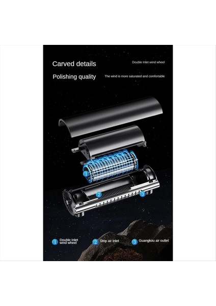 Araba Iç Arka Başlık Fanı 3 Dişli Hız USB Ayarlanabilir Kayış Araba Iç Fan Otomatik Aksesuarlar Siyah (Yurt Dışından) fırsatları