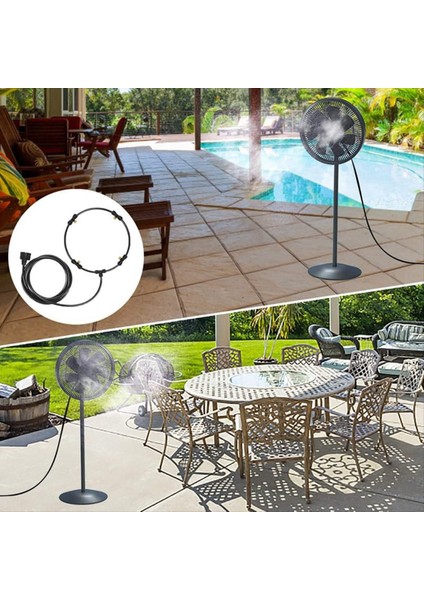 16 Inç Soğutma Yüzüğü Serin Veranda Esinti Için Açık Hava Fan Kiti Açık Veranda Bahçe Fan Aksesuarları Amerikan Standardı (Yurt Dışından) indirimleri