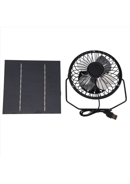 3x Mini Güneş Paneli Powered Ventilatör Fan Taşınabilir 5W 4 Inçlik Sera Güneş Egzoz Fanı Ofis Açık (Yurt Dışından) fiyatları