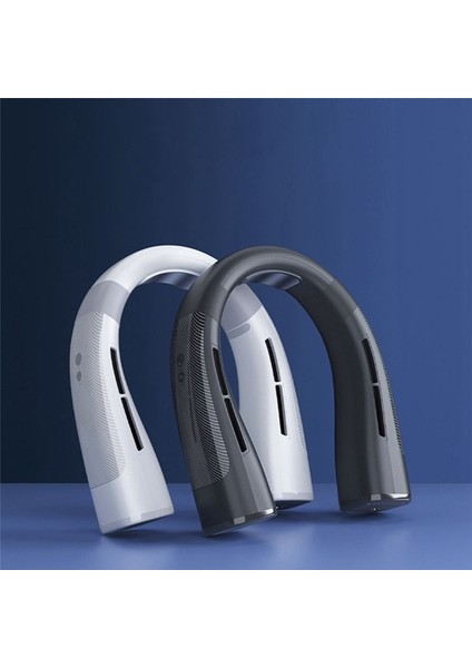 4000MAH Asma Boyun Fan Klima USB Şarj Edilebilir Hava Soğutucu 5 Hızlı Elektrik Fanı Spor Yaz Grisi (Yurt Dışından) fırsatları