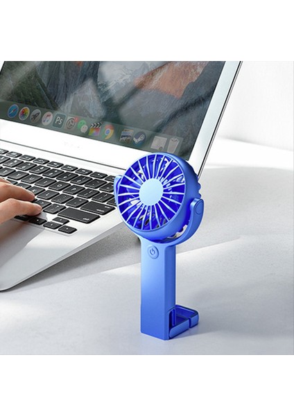 Elde Taşınan Fan Soğutucu Taşınabilir Mini USB Şarj Fan Masası Yurt 5 Hızlar Ayarlanabilir Şarj Edilebilir Fan Mavi (Yurt Dışından) indirimleri