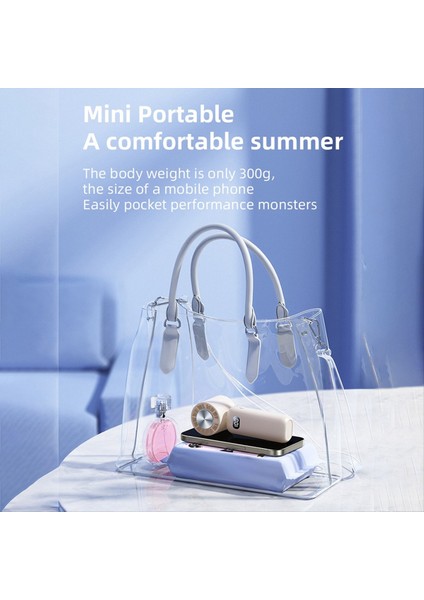 Buz Sıkıştırma Mini Fan Soğutma Handheld Fan Mini Katlanır Dijital Ekran Sessiz Masaüstü Fan Buz Kompres Boyun Fan C (Yurt Dışından) fırsatları