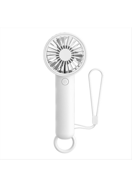 Mini Taşınabilir Fan Güçlü Handheld Fan Seyahat Iç Mekan Açık Beyaz Için USB Şarj Edilebilir Fan (Yurt Dışından)