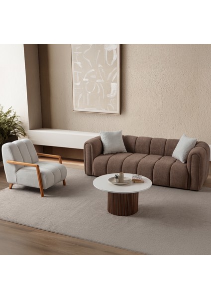 Nline Koltuk Takımı 3+1 Kahverengi fiyatları