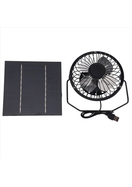 2x Mini Güneş Paneli Powered Ventilatör Fan Taşınabilir 5W 4 Inçlik Sera Güneş Egzoz Fanı Office Out Moor (Yurt Dışından) fırsatları