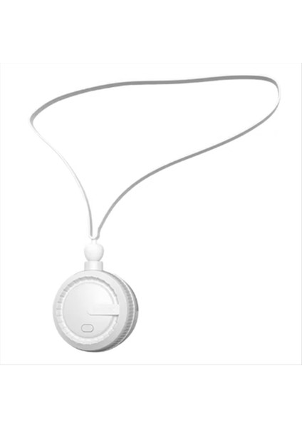 Taşınabilir Boyun Fan Bladess Boyun Fan 3 Hız USB Şarj Giyilebilir Fan Ayarlanabilir 360 Derece Dönen Beyaz (Yurt Dışından)
