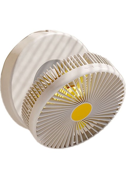 USB Masaüstü Katlanır Fan Şarj Edilebilir Taşınabilir Mini Fan Hava Soğutucu Elektrik Fan Ofis Için Gece Işığı Soğutma (A) (Yurt Dışından)