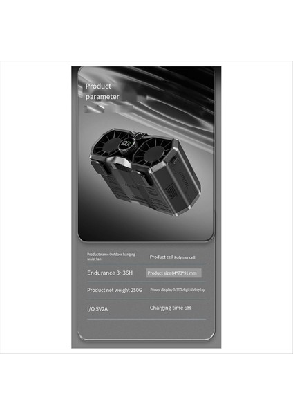 15000MAH Şarjlı Yeni Portatif Asılı Bel Fanı Ultra Sessiz Giyilebilir Elektrikli Fan El Hava Koşulları (Yurt Dışından) indirimleri