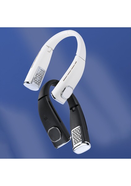 2400MAH Asma Boyun Fanı Katlanıyor Tembel Bladess Boyun Mini Fan Turbo Fırçasız Sessiz Sessiz Sesli Spor Asılı Boyun Fan B (Yurt Dışından) indirimleri