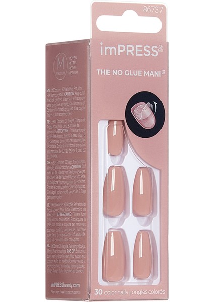 Color Kendinden Yapışkanlı Takma Tırnak Uzun Nude Kiremit fırsatları