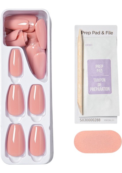 Color Kendinden Yapışkanlı Takma Tırnak Uzun Nude Kiremit indirimleri