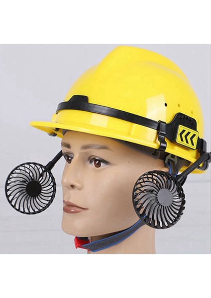 Güvenlik Kask Harici Fan Çoğu Kask Için Uygun Gece Işığı ile Yaz Soğutma Için 3 Hız (Yurt Dışından) modelleri