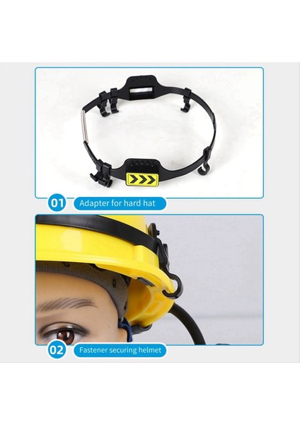 Güvenlik Kask Harici Fan Çoğu Kask Için Uygun Gece Işığı ile Yaz Soğutma Için 3 Hız (Yurt Dışından) indirimleri