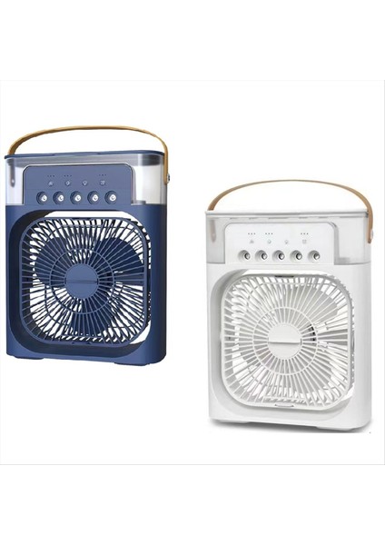 Yeni Taşınabilir Nemlendirici Fan Klima USB 5 Delikli Sis Püskürtücü Ev Küçük Hava Hidrokoğan Soğutucu Ev Için (Yurt Dışından)