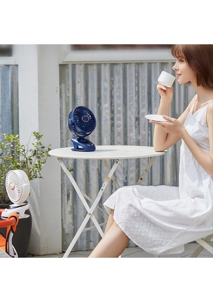 3000MAH N33 USB Klip Fan Klip Klipli Mini Fan Klip Aromaterapi Kullanın Dijital Ekran Taşınabilir Yatak Odası Partisi Fan C (Yurt Dışından) indirimleri