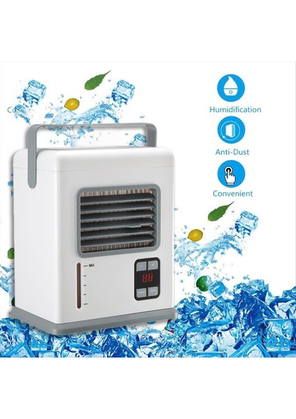 Taşınabilir Klima Fanı Soğutucu Düşük Gürültü Fanı Soğutma ve Nemlendirme Ev Ofis Yatak Odası Için Uygun (Yurt Dışından) indirimleri
