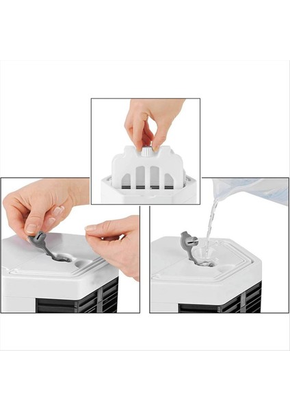 Taşınabilir Mini Klima Küçük Odalar Için Çok Uygun Sessiz Hava Soğutucu Taşınabilir Mini Fan Nemlendirici (Yurt Dışından) fiyatları