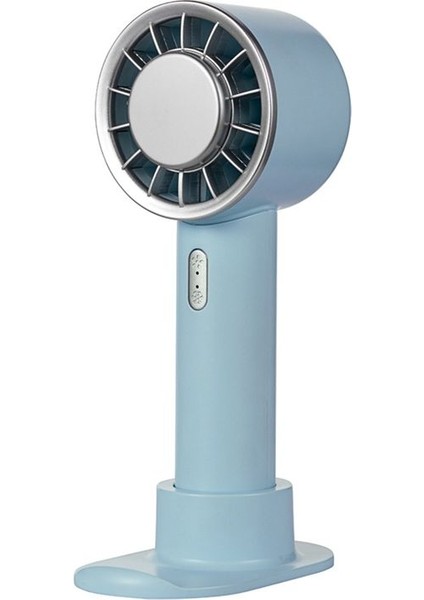 Taşınabilir El Fan Yarıiletken Soğutma Soğutma 2200MAH Pil USB Şarj Edilebilir El Fan Hava Soğutucu Açık Mekan D (Yurt Dışından)