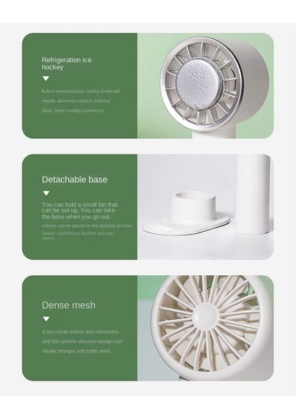 Taşınabilir El Fan Yarıiletken Soğutma Soğutma 2200MAH Pil USB Şarj Edilebilir El Fan Hava Soğutucu Açık Mekan D (Yurt Dışından) fiyatları